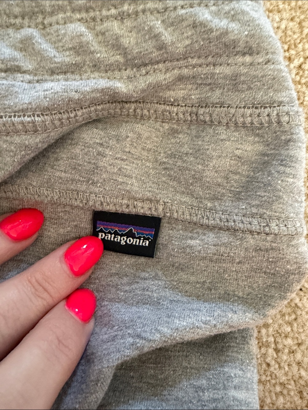 Patagonia Heather Gray Women's Jogger Track Pants - Picture 5 of 7